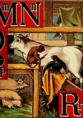 Grafika 1000 - McLoughlin Bros : L'Alphabet de l'Arche de Noe (M-R), 1868