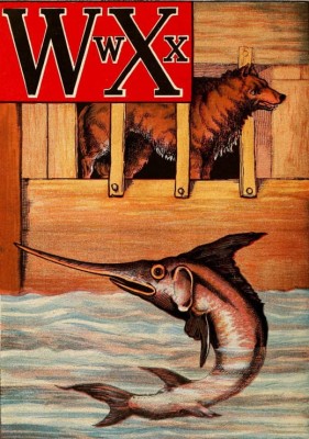 Grafika 1000 - McLoughlin Bros : L'Alphabet de l'Arche de Noe (W-X), 1868