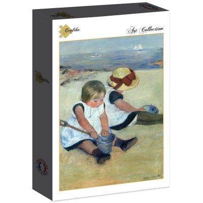 Grafika 1000 - Mary Cassatt: Children Playing on the Beach, 1884
