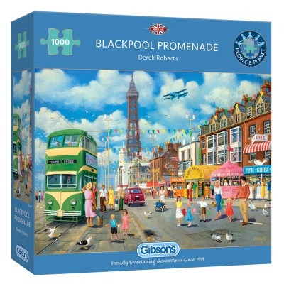 Gibsons 1000 - Derek Roberts, Blackpool Promenade (Promenada w Blackpool / Anglia)