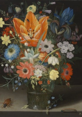 Grafika 1000 - Peter Binoit: Still Life with Iris, 1623