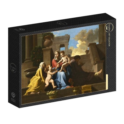Grafika 1000 - Nicolas Poussin: The Holy Family on the Steps, 1648 (Święta rodzina na schodach)