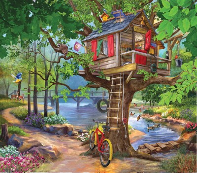 SunsOut 300 XXL - River Tree House