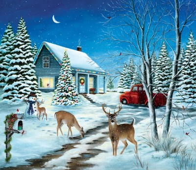 SunsOut 550 - Unexpected Christmas Guest