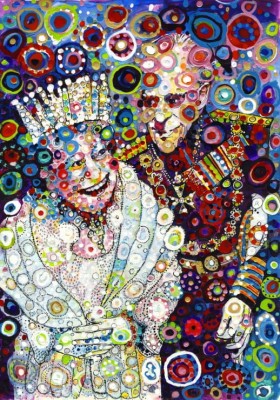 Grafika 1000 - Sally Rich - The Queen and Prince Philip