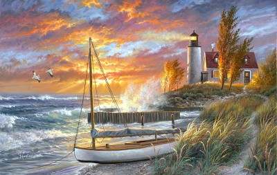 SunsOut 550 - Point Betsie Lighthouse