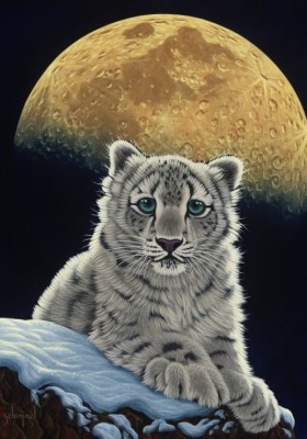 Grafika 1000 - Schim Schimmel - Moon Leopard