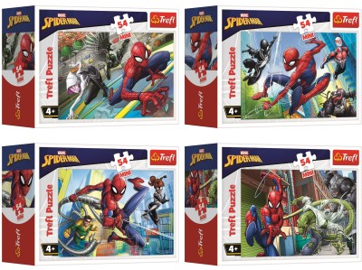 Trefl 54 mini - Czas na Spider-Mana / Marvel Spiderman (mix)