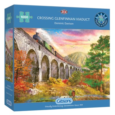 Gibsons 1000 - Dominic Davison,  Crossing Glennfinnan Viaduct (Wiadukt Glenfinnan / Szkocja)