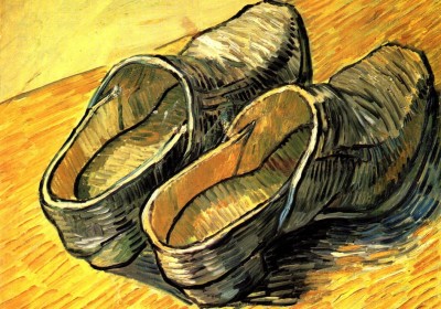 Grafika 1000 - Vincent Van Gogh - A pair of leather clogs, 1888