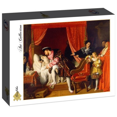 Grafika 2000 - Jean-Auguste-Dominique Ingres: Francois Ierreceives the last sighs of Leonardo da Vinci, 1818