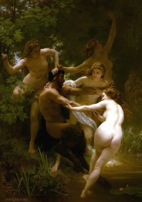 Grafika 1000 - William Bouguereau : Les Nymphes et le Satyre, 1873