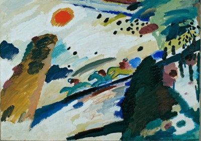 Grafika 1000 - Wassily Kandinsky - Romantic Landscape, 1911
