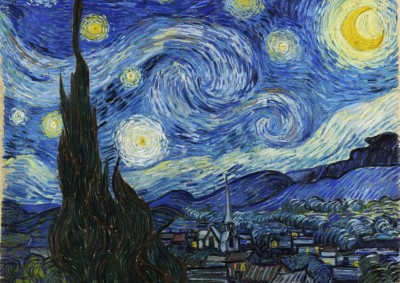 Grafika 1000 - Vincent Van Gogh - The Starry Night, 1889
