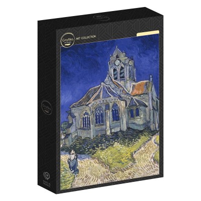 Grafika 1000 - Vincent Van Gogh : The church of Auvers-sur-Oise, 1890