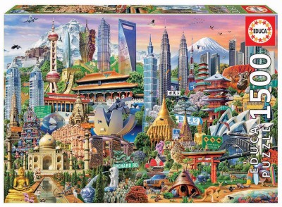 Educa 1500 - Asia Landmarks (Symbole Azji)