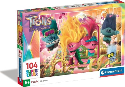 Clementoni 104 Super Kolor Trolls 3
