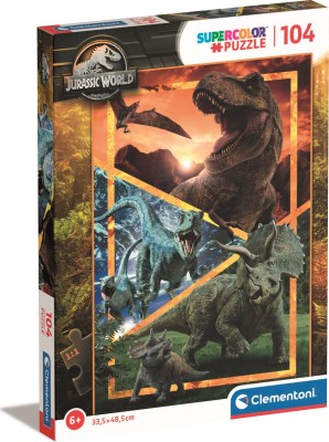 Clementoni 104 Super Kolor Jurassic World