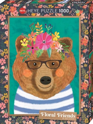 Heye 1000 - Mia Charro, Floral Friends: Gentle Bruin