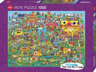 Heye 1000 - Jon Burgerman, Pens are my Friends: Doodle Village: Doodle Rainbow