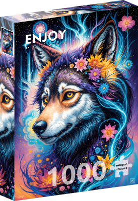 Enjoy Puzzle 1000 - Magical Wolf Portrait