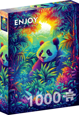 Enjoy Puzzle 1000 - Panda Corner