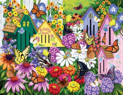 SunsOut 1000 - Nancy Wernerbach - Butterfly Neighbors