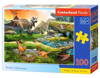 Castorland 100 - World of Dinosaurs
