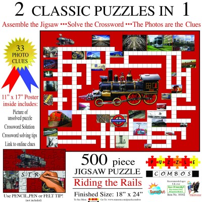 SunsOut 500 - Irv Brechner - Puzzle Combo: Riding the Rails