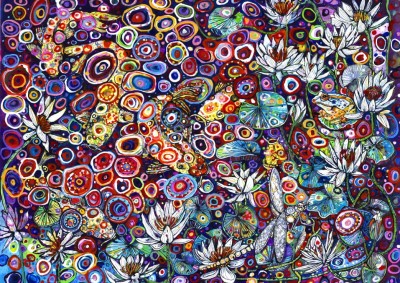Grafika 1000 - Sally Rich, Koi Carp
