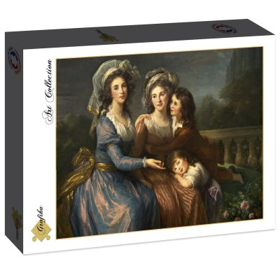 Grafika 2000 - Louise-Elisabeth Vigee le Brun: The Marquise de Pezay, and the Marquise de Rouge with Her Sons Alexi