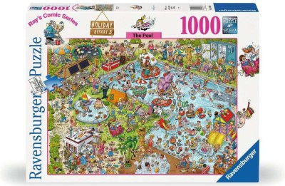 Ravensburger 1000 - Ray Nicholson, Ray's Comic Series Holiday Resort 3: The Pool