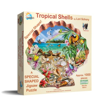 SunsOut 1000 - Shaped - Tropical Shells