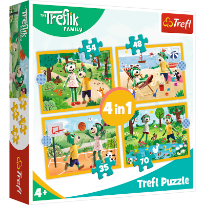 Trefl 4w1 (35, 48, 54, 70) - Trefliki na wakacjach