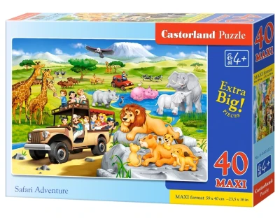 Castorland 40 Maxi - Safari Adventure