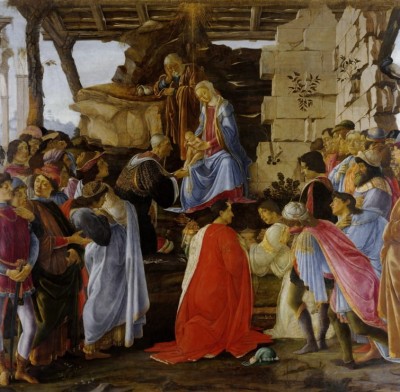 Grafika 1500 - Sandro Botticelli: Adoration of the Magi (Zanobi Altar), 1475