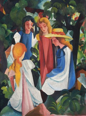 D-Toys 1000 - August Macke: Four Girls