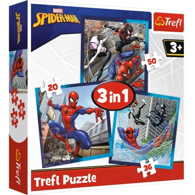 Trefl 3w1 - Pajęczy przyjaciele / Disney Marvel Spiderman