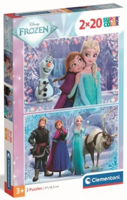 Clementoni  2x20 Super kolor Frozen