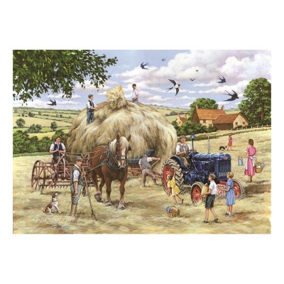 House of Puzzles 500 XXL - Keith Stapleton, Making Hay