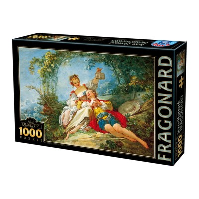 D-Toys 1000 - Jean-Honore Fragonard: Happy Lovers