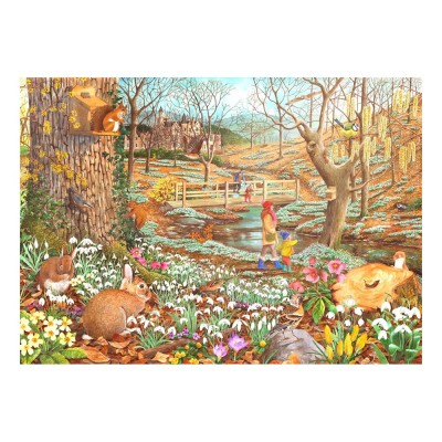 House of Puzzles  500 XXL Pieces - Snowdrop Walk