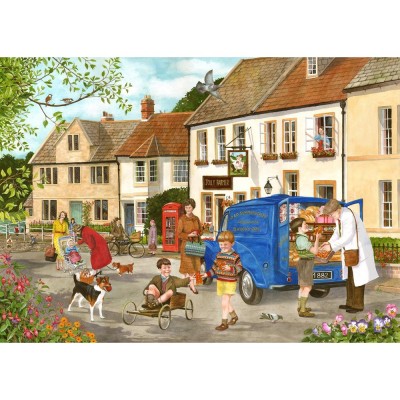 House of Puzzles  500 XXL Pieces - Gingerbread Boys