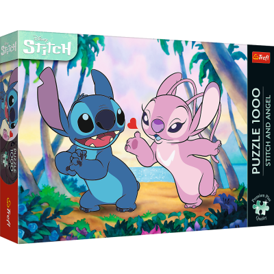Trefl 1000 Premium Plus - Stitch & Angel / Disney Lilo & Stitch