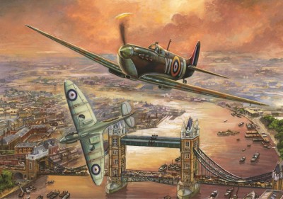 Falcon 1000 - Jim Mitchell - Spitfire over London