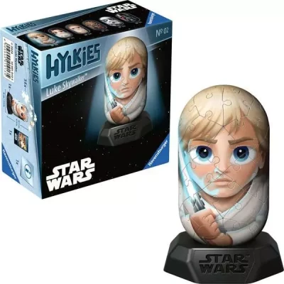 Ravensburger 54 3D Hylkies: Star Wars, Luke Skywalker