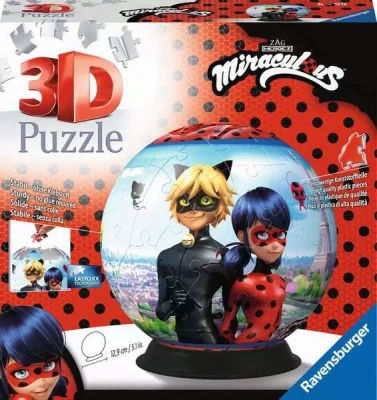 Ravensburger 72 3D Kula: Miraculous