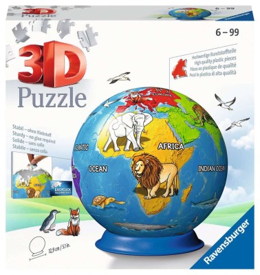 Ravensburger 3D 72 - Kula: Dziecinny globus