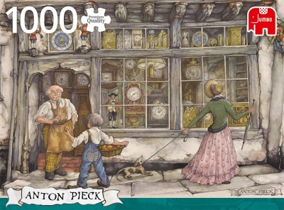 Jumbo 1000 -  Anton Pieck - The Clock Shop (Sklep z zegarami)
