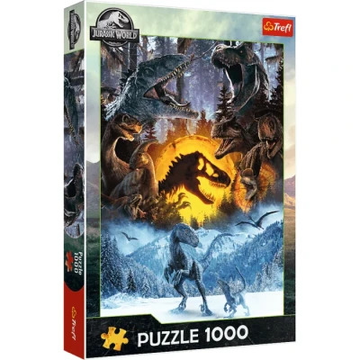 Trefl 1000 - Jurassic World, W świecie Parku Jurajskiego